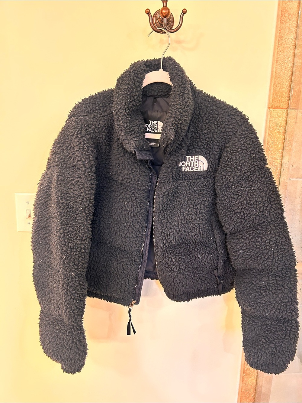The North Face Black High Pile Nupste Jacket